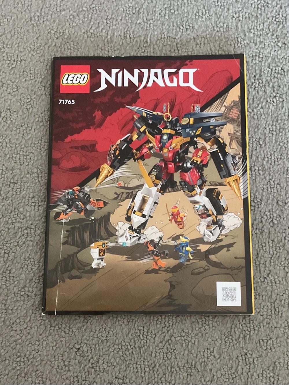Lego Ninjago Red, White, Black & Gold Mech